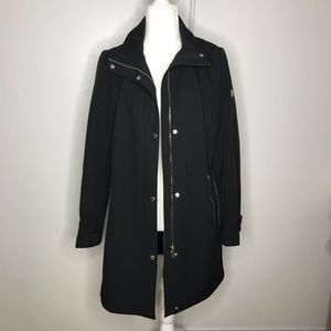 Calvin Klein Black Water Resisting Raining Jacket Size Small